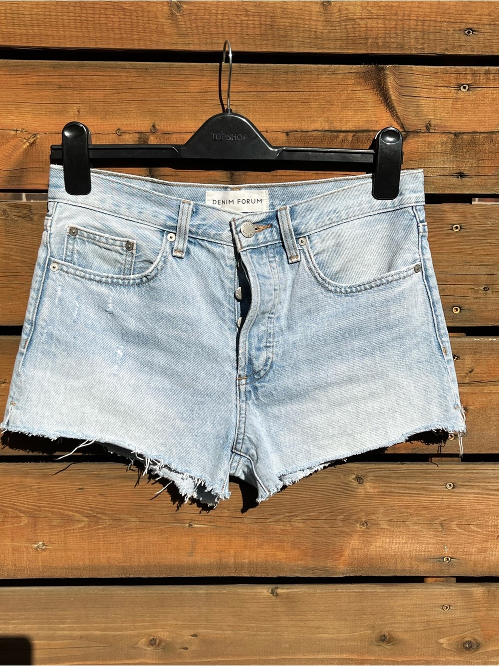 NWOT Denim Forum Aritzia Yoko shorts